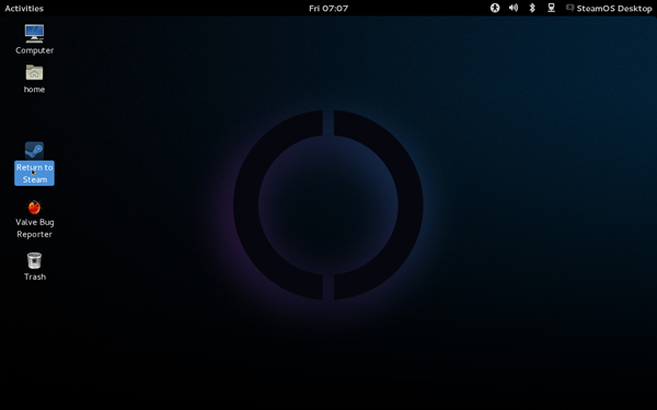 SteamOS desktop