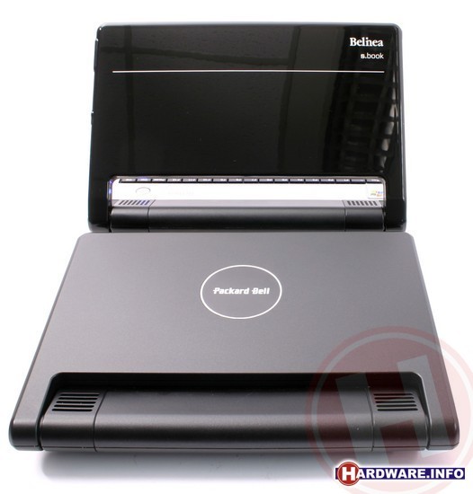 Boven de Belinea s.book, onder de Packard Bell EasyNote XS20