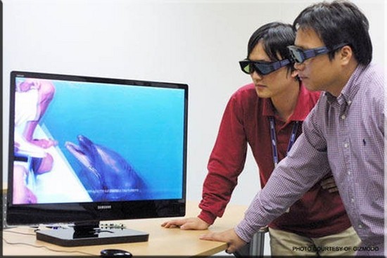 3D beeld met shutterglasses