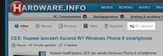 Alle PC adviezen direct zien op de voorpagina? Dat kan met dit filter.
