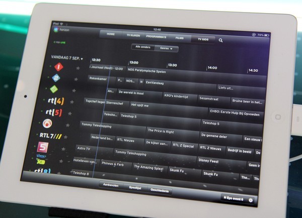 De UPC Horizon TV app is ook beschikbaar voor bestaande klanten.