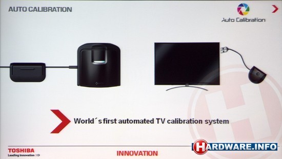 Toshiba auto calibration
