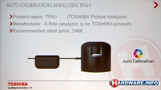 Toshiba auto calibration