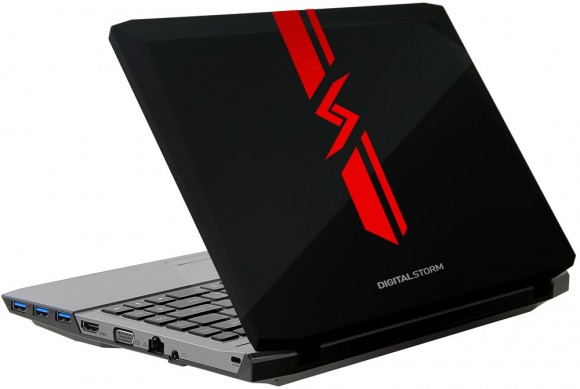 13,3-inch Haswell notebook met GTX 765M: Digital Storm Veloce