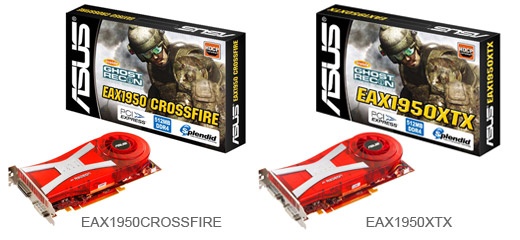 ASUS Radeon X1950 cards