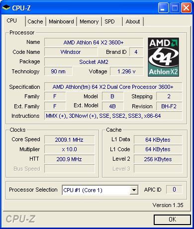 CPU-Z screenshot
