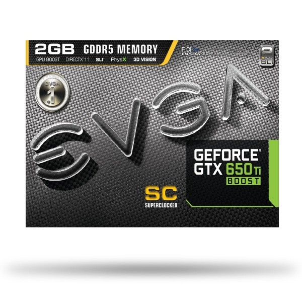 EVGA GeForce GTX 650 Ti Boost Superclocked