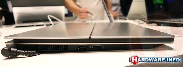 Sony Vaio Fit aansluitingen links