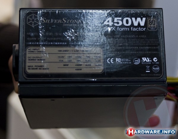 Silverstone SFX 450 w voeding 80+ Gold