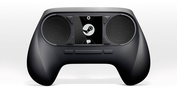 De eerste versie van de SteamOS controller