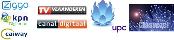 De N7 werkt met alle grote televisieaanbieders