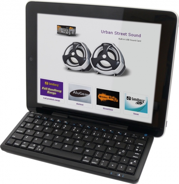 iPad in het toetsenbord