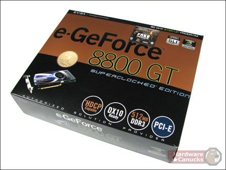 EVGA 8800GT doos