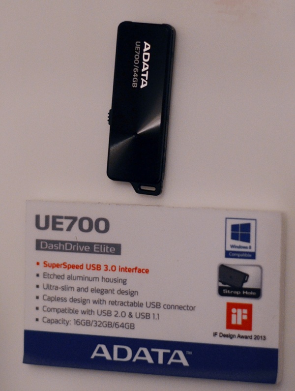 ADATA toont nieuwe producten CES 2013