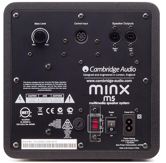 Actief 2.1 speakerset van Camebridge Audio