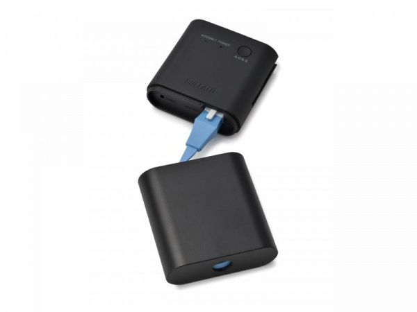 Draadloze Travel Router van Buffalo met geïntegreerde LAN