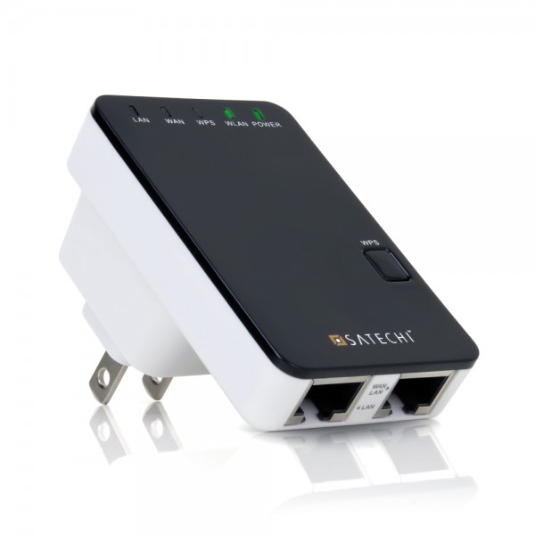 Draadloze duizendpoot van Satechi: Multifunction Mini Router