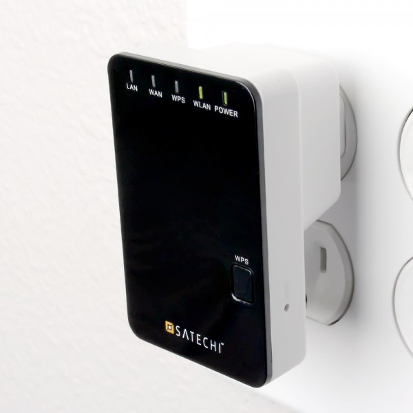 Draadloze duizendpoot van Satechi: Multifunction Mini Router
