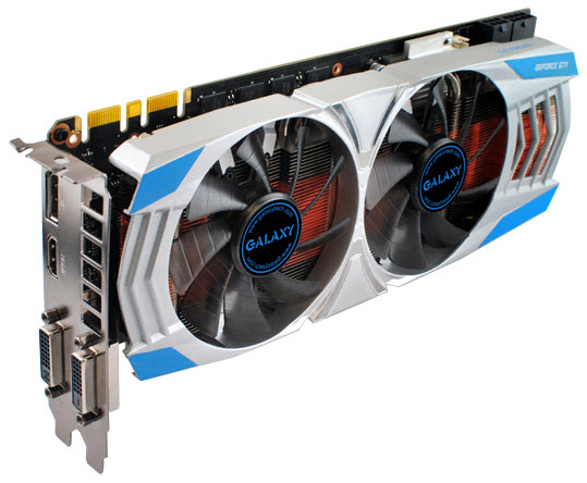 Galaxy GeForce GTX780 GC met drie gigabyte GDDR5-geheugen