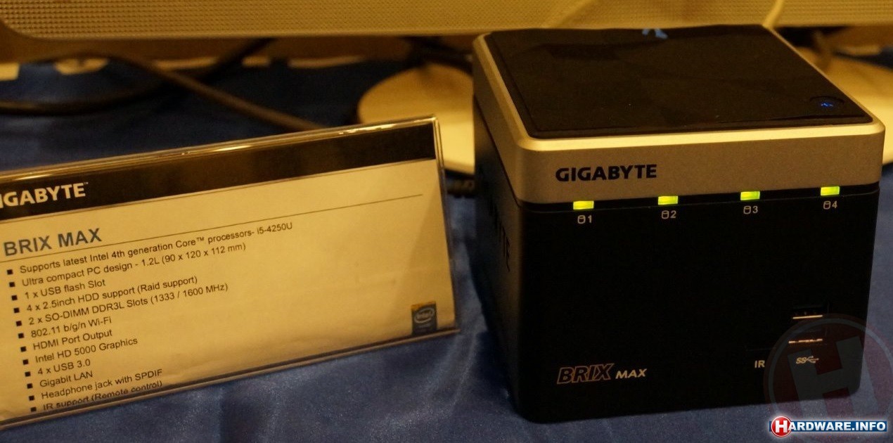 CES: Gigabyte introduceert nieuwe Brix mini-PC's - Hardware Info
