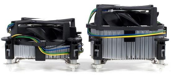 Het nieuwe koelblok is bijna 50% minder hoog dan zijn voorganger