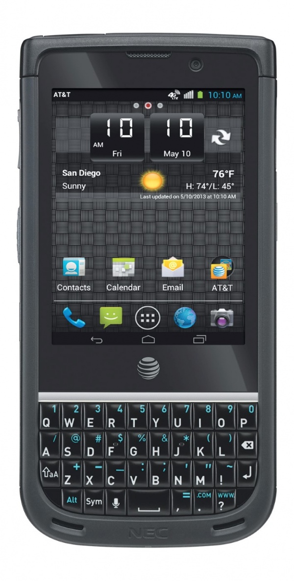 NEC Terrain rugged smartphone met Snapdragon S4