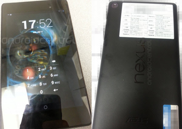 Nieuwe Nexus 7 krijgt Full HD-scherm, 4 GB werkgeheugen en Snapdragon S4 Pro