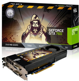 Nvidia partners lanceren GeForce GTX 760 videokaarten
