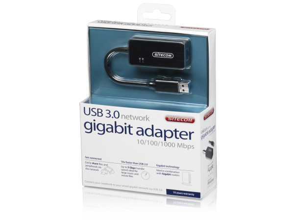 Sitecom maakt gigabit ethernet via USB haalbaar
