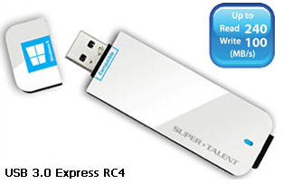 Windows booten vanaf Super Talent RC4 USB