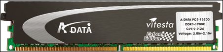 A-Data Vitesta 1900MHz DDR3 module A-Data Vitesta 1900MHz DDR3 module