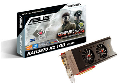 HD3870X2 van Asus met alternatieve koeling en vier DVI poorten