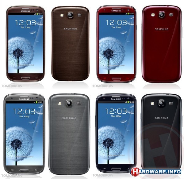Nieuwe kleuren Samsung Galaxy S III nu in Nederland verkrijgbaar
