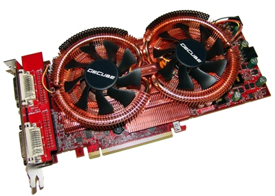 HD3870 X2 model van Gecube met waaierkoeling en veel koper