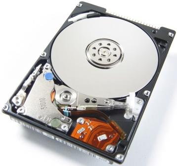 Een 100GB laptopschijfje zonder deksel