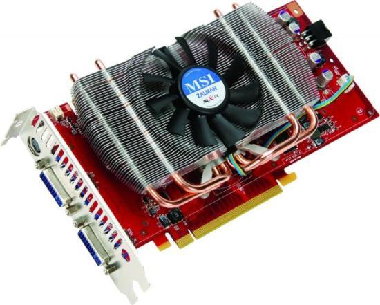 Silent versie van de MSI 9600GT heeft Zalman koeling en 1 GB GDDR3