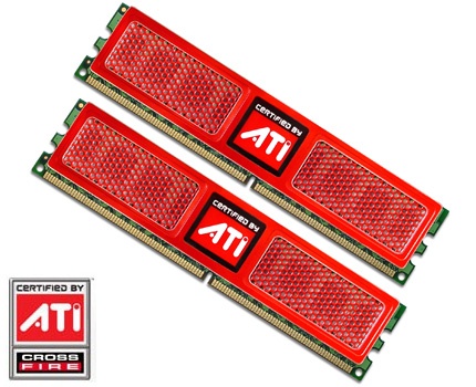 OCZ DDR2 PC2-5400 ATI CrossFire Dual Channel