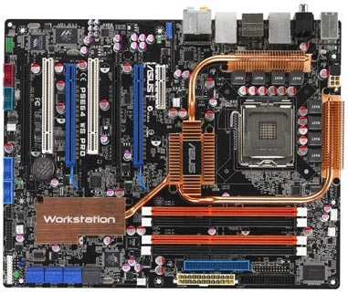 Asus' nieuwe P5E64WS workstationbord