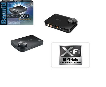 Nieuwe X-Fi geluidskaart met USB