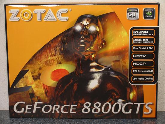 Nieuwe 8800GTS 512MB van Zotac
