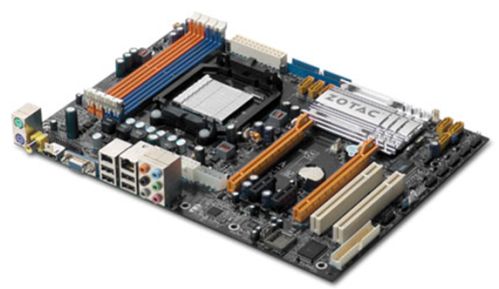 Zotac moederbord met Hybrid-SLI en socket AM2+