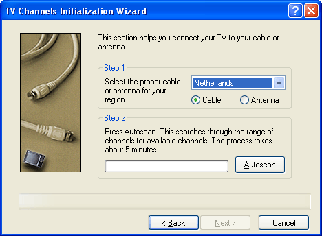 TV Wizard - kanalen detecteren 2