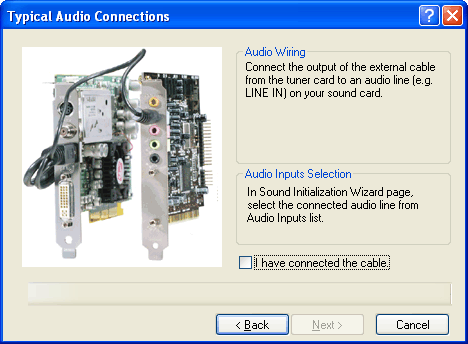 TV Wizard - audio instellingen 1