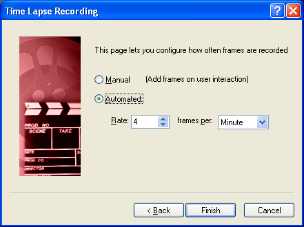 Recording Preset - Time Lapse