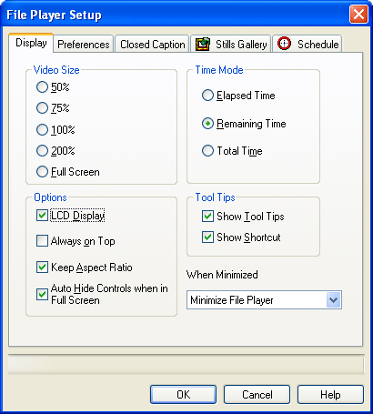Player Setup