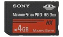 Sony Memory Stick Pro Duo HX 4GB