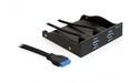 Delock 2-port USB 3.0 Front Panel 5.25"