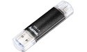 Hama FlashPen Laeta Twin 128GB Black
