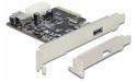 Delock 1-Port USB 3.1 + 1 Internal (Type A)