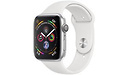 Apple Watch Series 4 44mm Silver Sport Band White